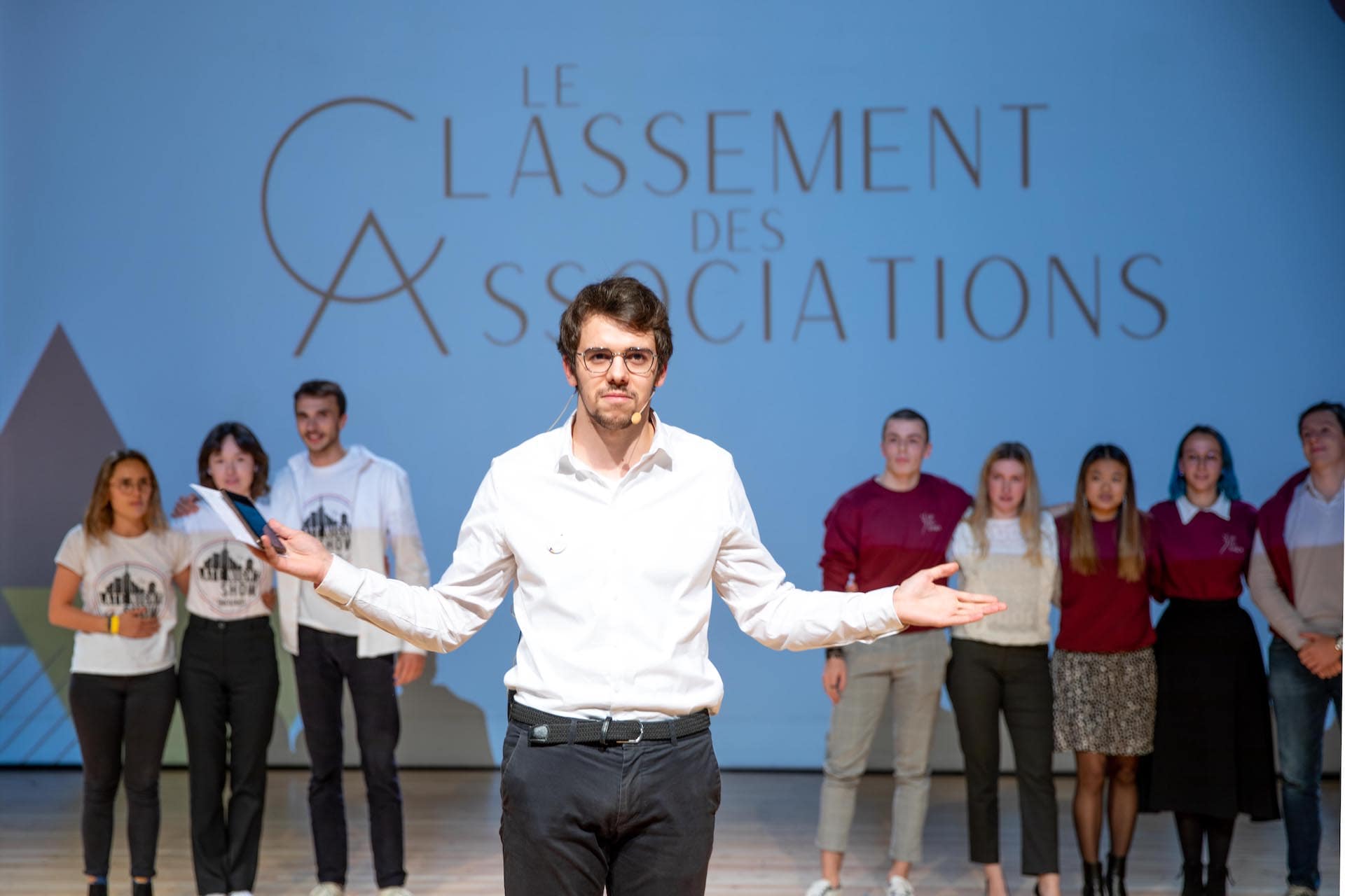 À l'Opéra Bastille pendant Le Classement