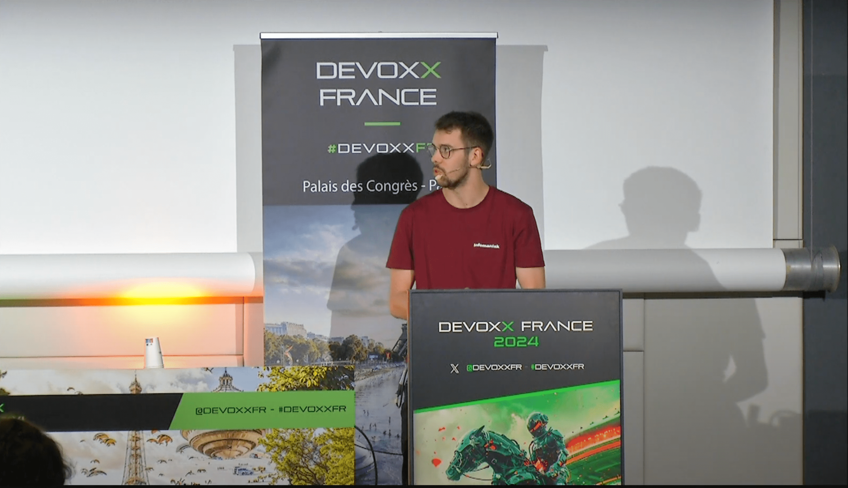 Moi à Devoxx France.