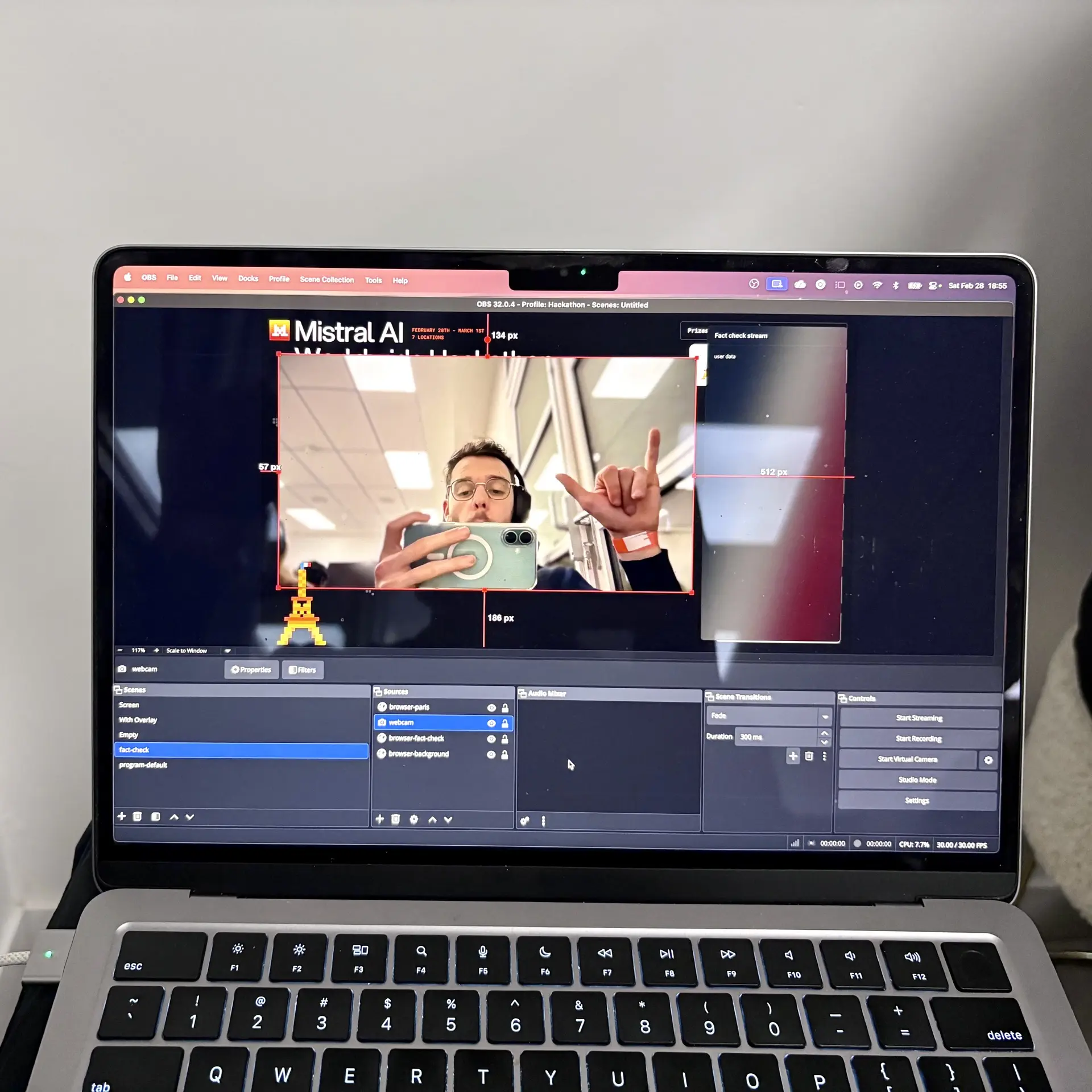 Travailler avec OBS.