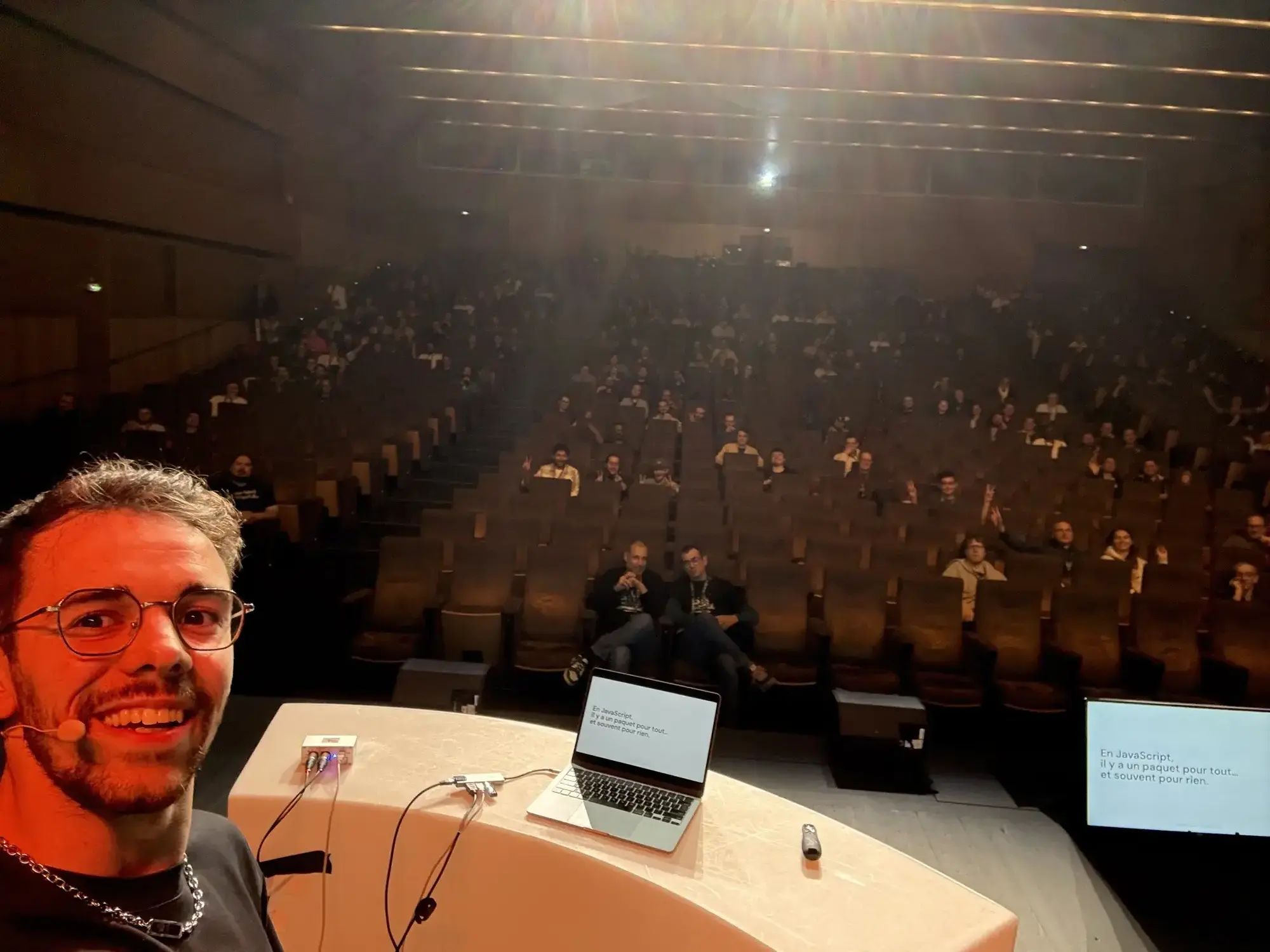My selfie with the audience